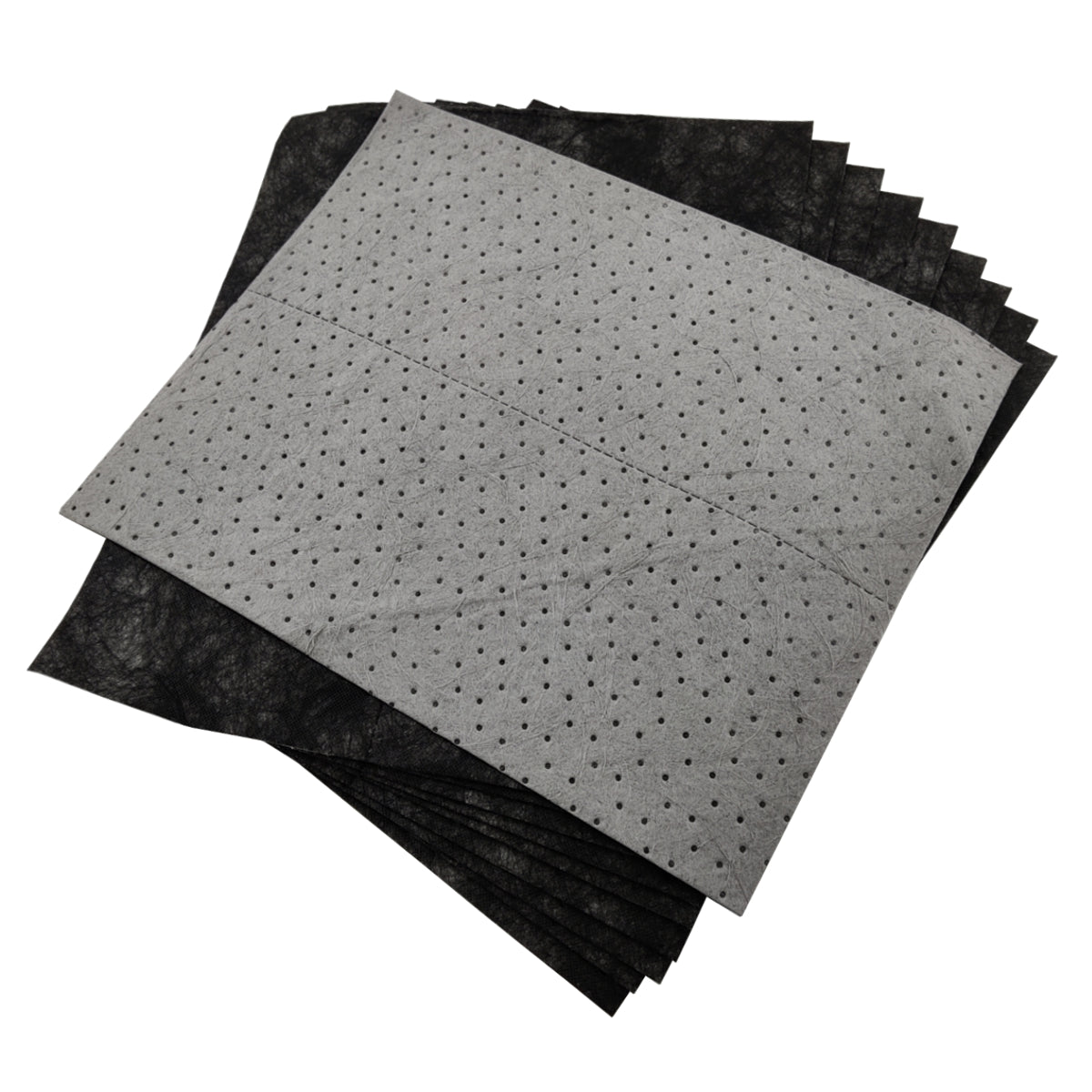 Grey Maintenance Absorbent Spill Pads – Oil, Coolant & Water Clean up – 50/100/200 Pack